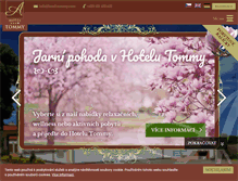 Tablet Screenshot of hotel-tommy.com